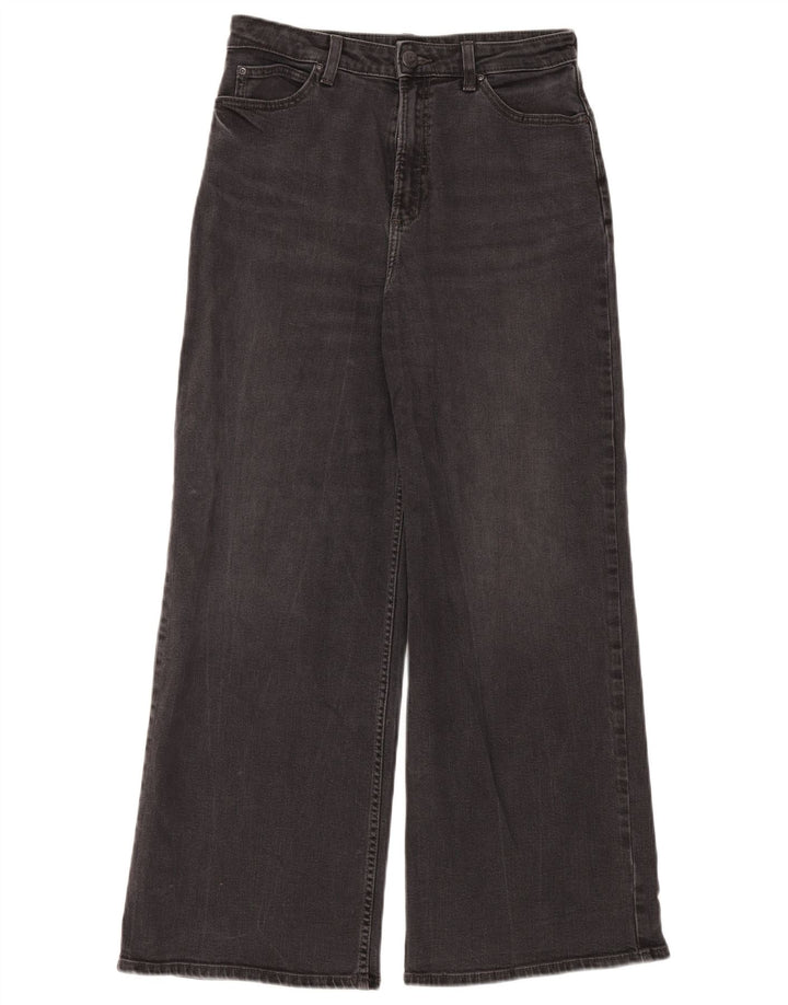 Jeans svasati a vita alta da donna Lee W30 L28 cotone nero