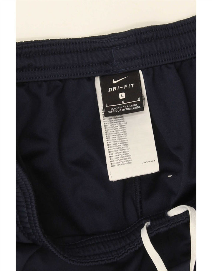 Pantaloni da tuta Nike Dri Fit da uomo, grandi, in poliestere blu navy