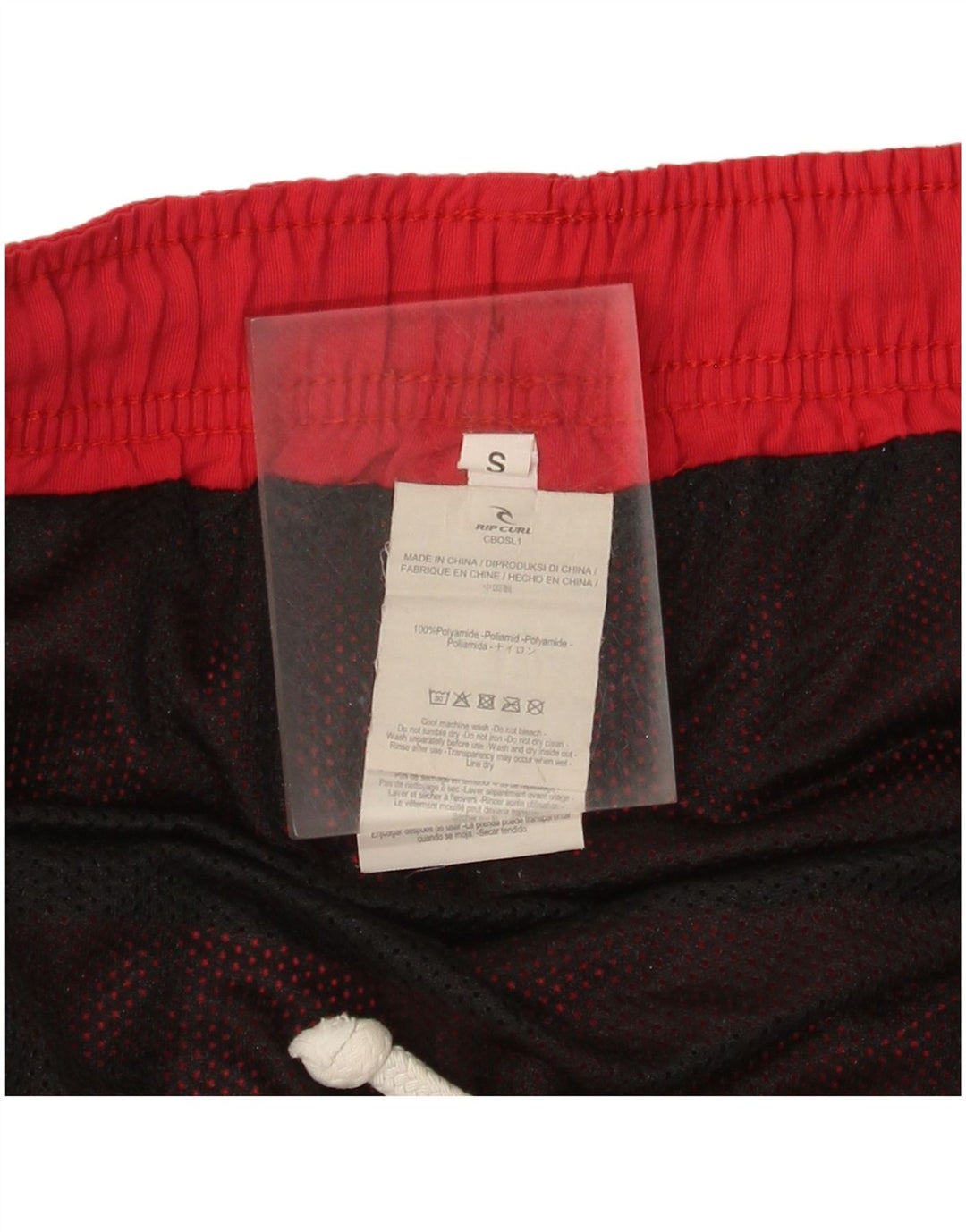 Pantaloncini da bagno da uomo Rip Curl piccoli rossi in poliammide