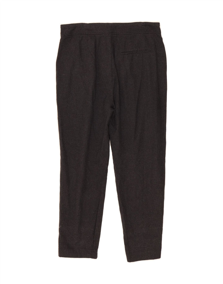 MASSIMO DUTTI Mens Casual Trousers EU 42 Large W34 L28 Grey Houndstooth Vintage Massimo Dutti and Second-Hand Massimo Dutti from Messina Hembry 