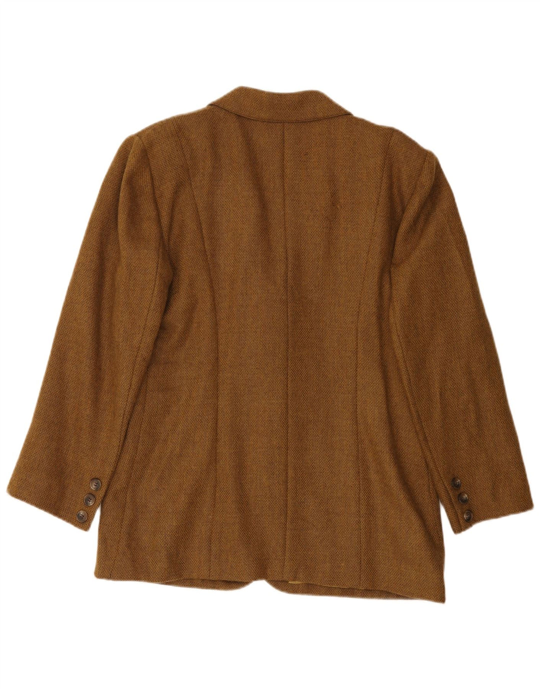 Luisa Spagnoli Giacca Blazer a 3 Bottoni Donna IT 46 Large Marrone Lana