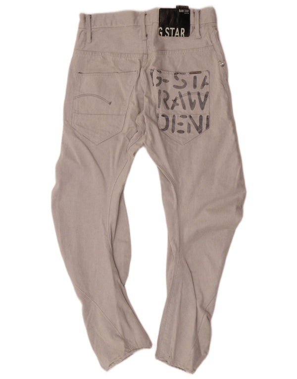Jeans affusolati vestibilità ampia con grafica ad arco da uomo G-Star W30 L27 cotone grigio