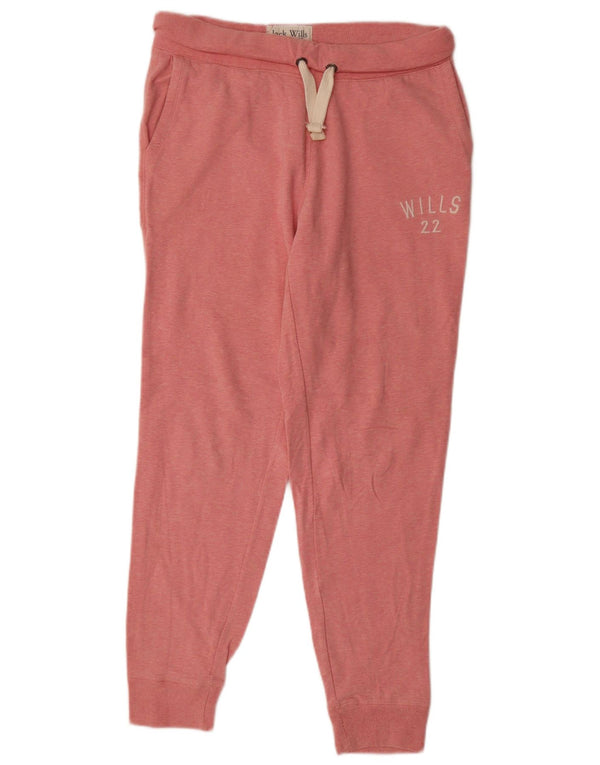 Pantaloni da tuta da donna Jack Wills Joggers UK 12 Medium Pink Flecked
