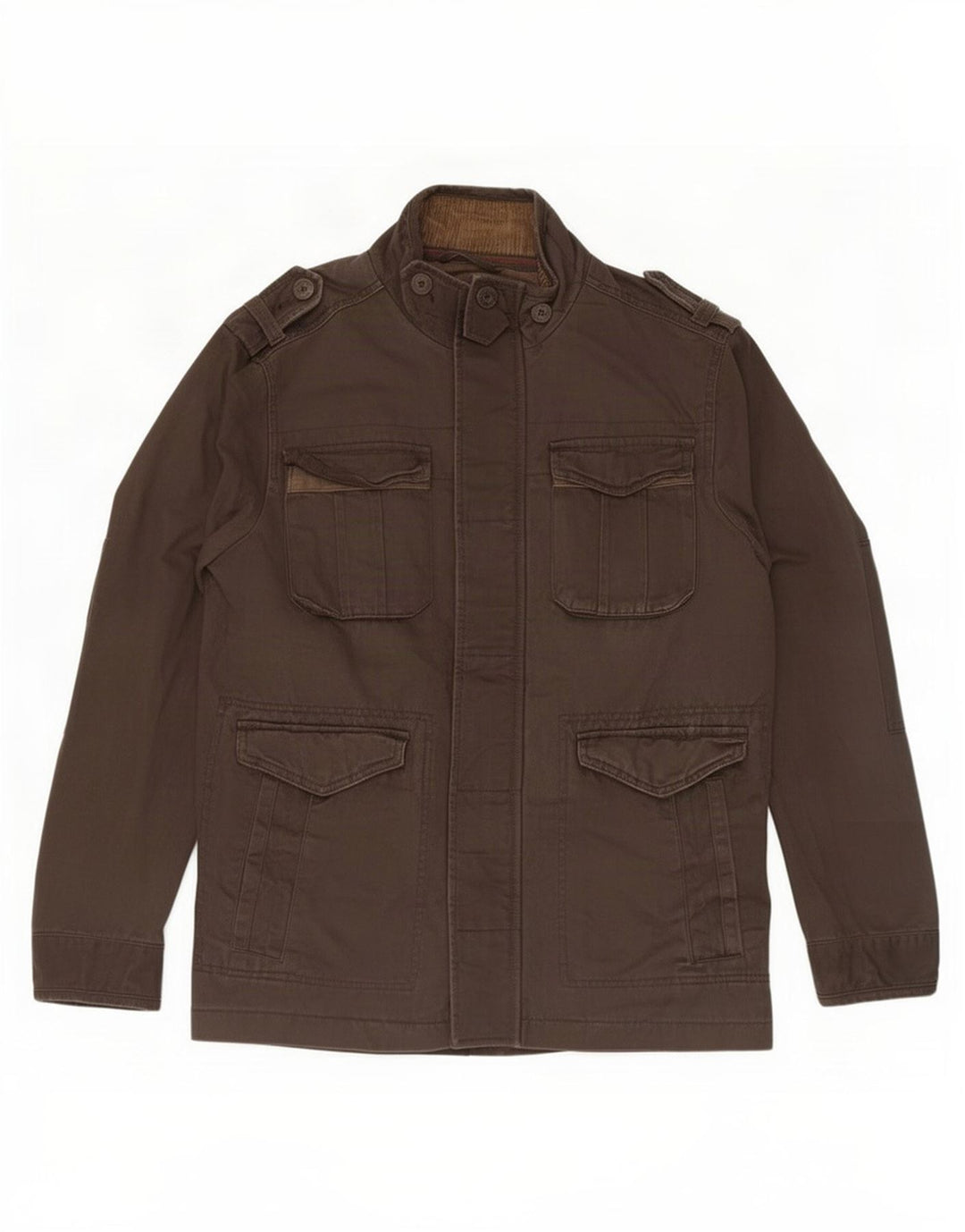Giacca militare da uomo Fat Face UK 38 Cotone marrone medio