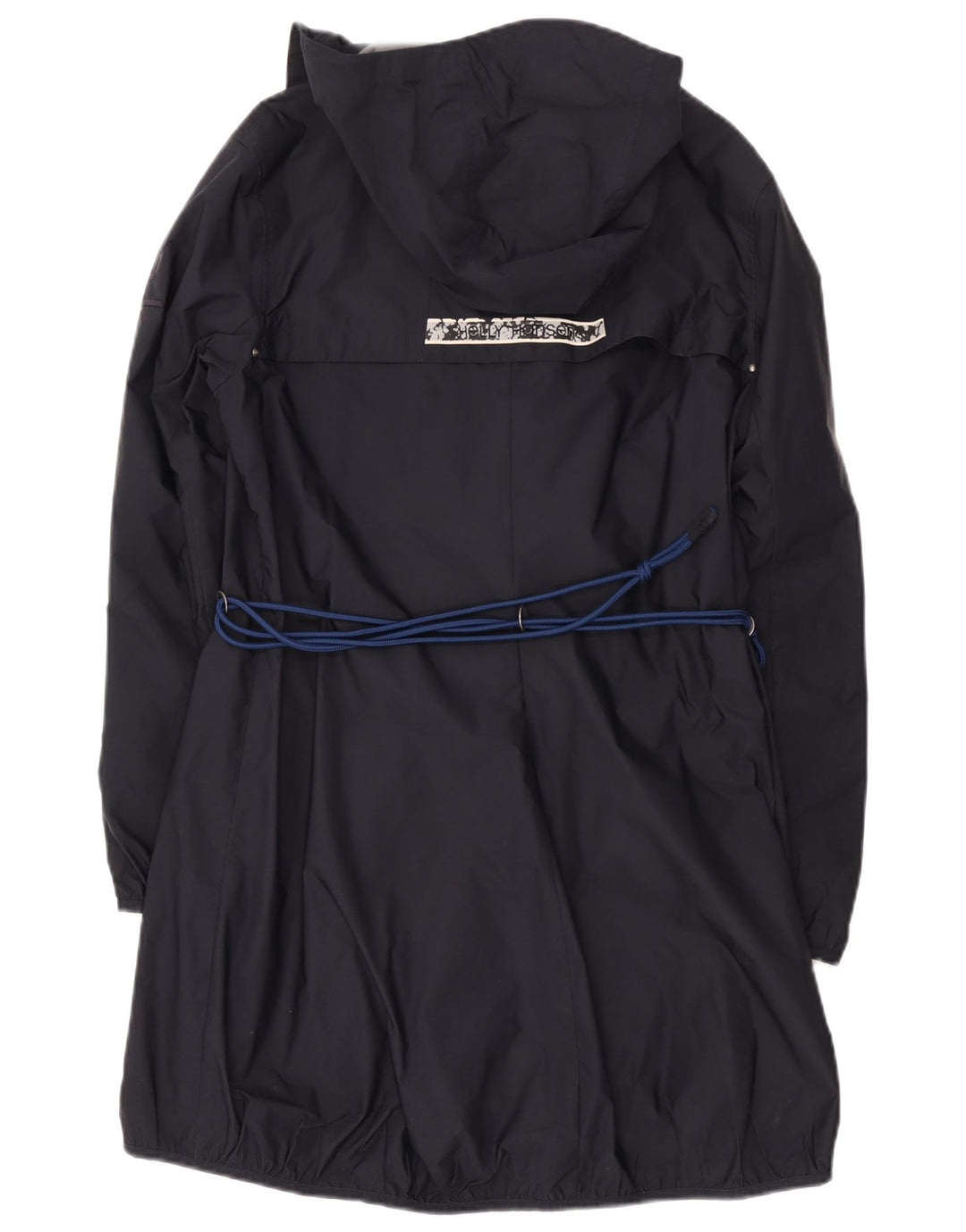 Impermeabile con cappuccio da donna Helly Hansen UK 16 grande poliestere nero