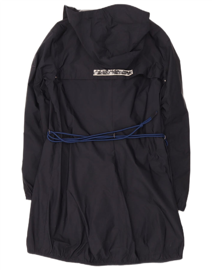 Impermeabile con cappuccio da donna Helly Hansen UK 16 grande poliestere nero