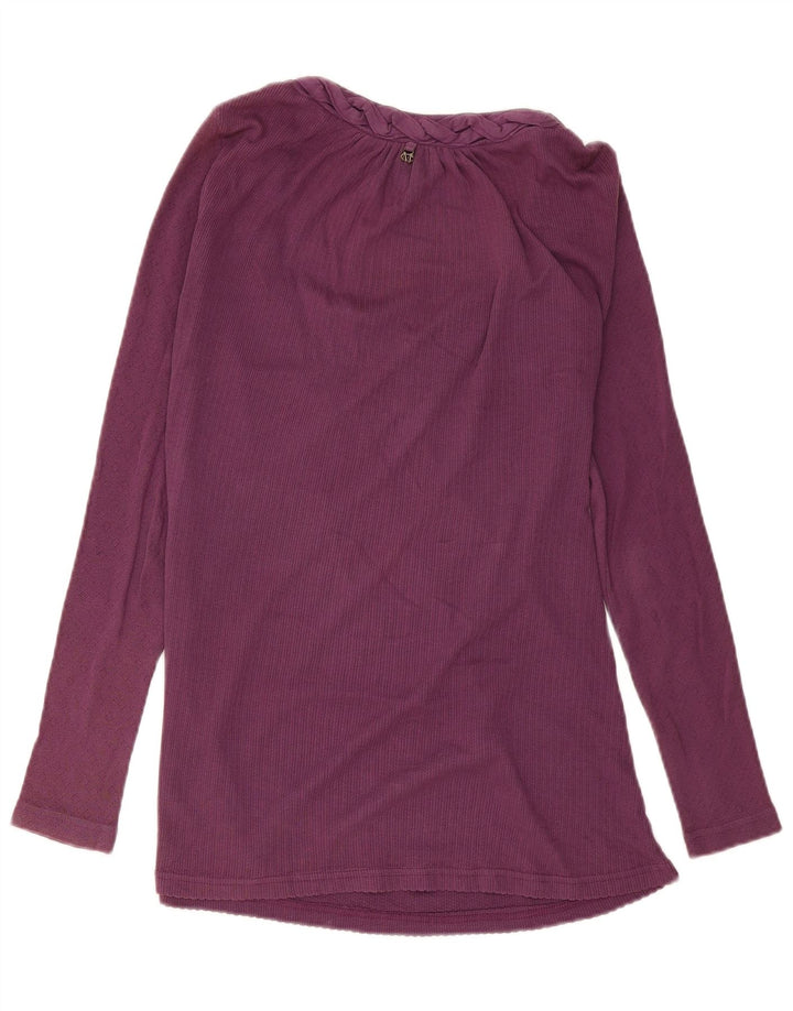 Maglia a maniche lunghe da donna Marlboro Classics UK 14 Large Viola