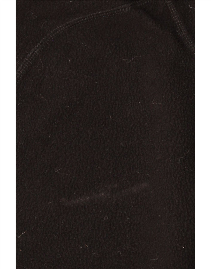 EDDIE BAUER Giacca in pile da uomo UK 40 Large Nero Colourblock Poliestere