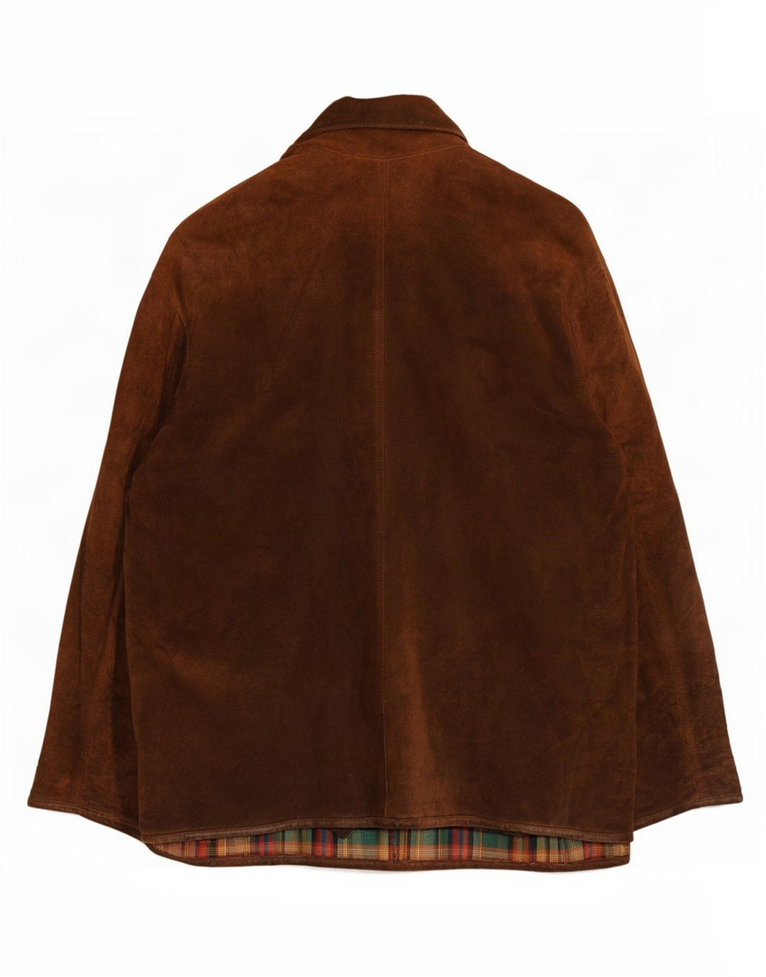 Giacca in pelle scamosciata da uomo Thornton Bay UK 44 2XL Pelle marrone