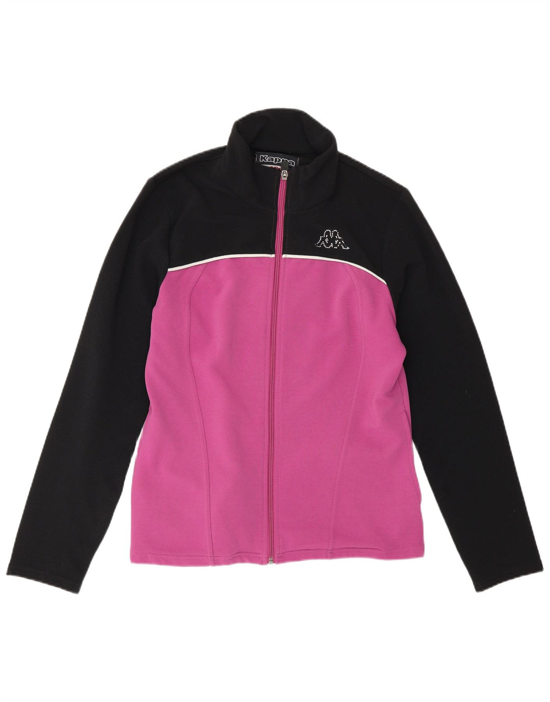 Giacca da tuta da donna Kappa UK 14 Large Viola Colourblock Poliestere
