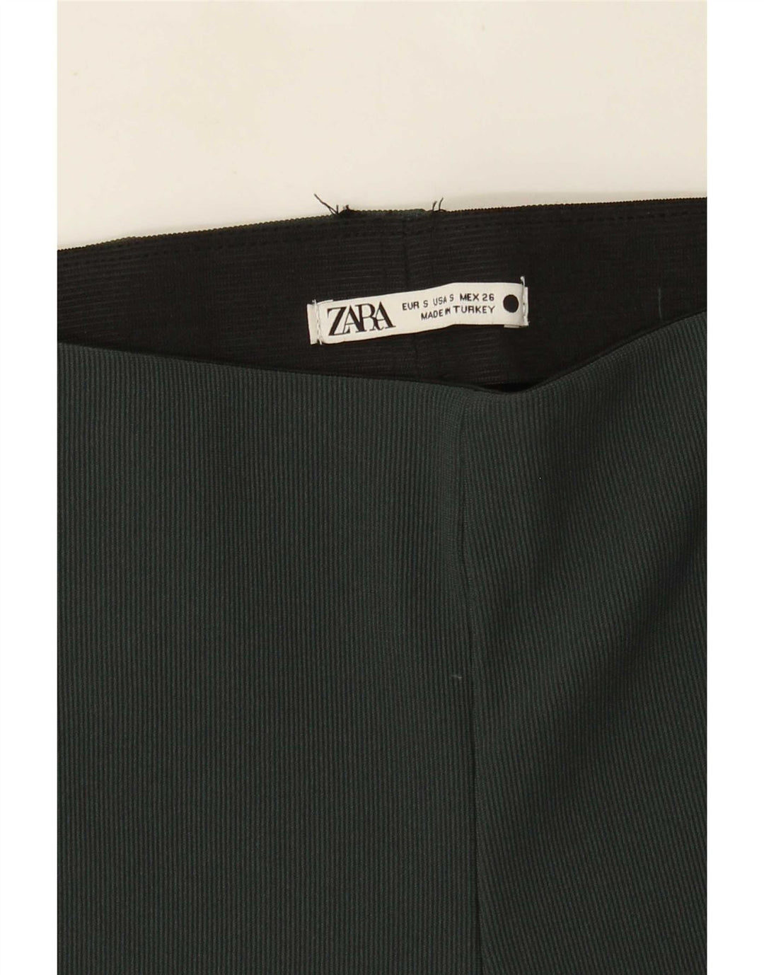 Leggings svasati da donna Zara UK 8 piccoli verdi
