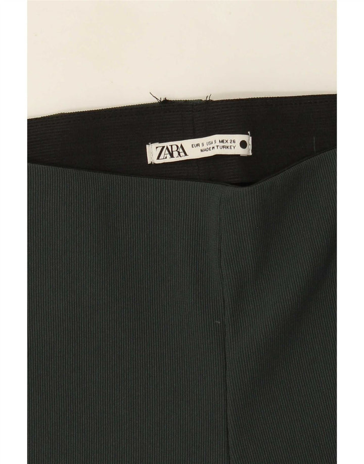 Leggings svasati da donna Zara UK 8 piccoli verdi
