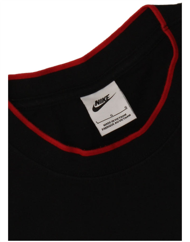 T-shirt Nike da uomo grande nera