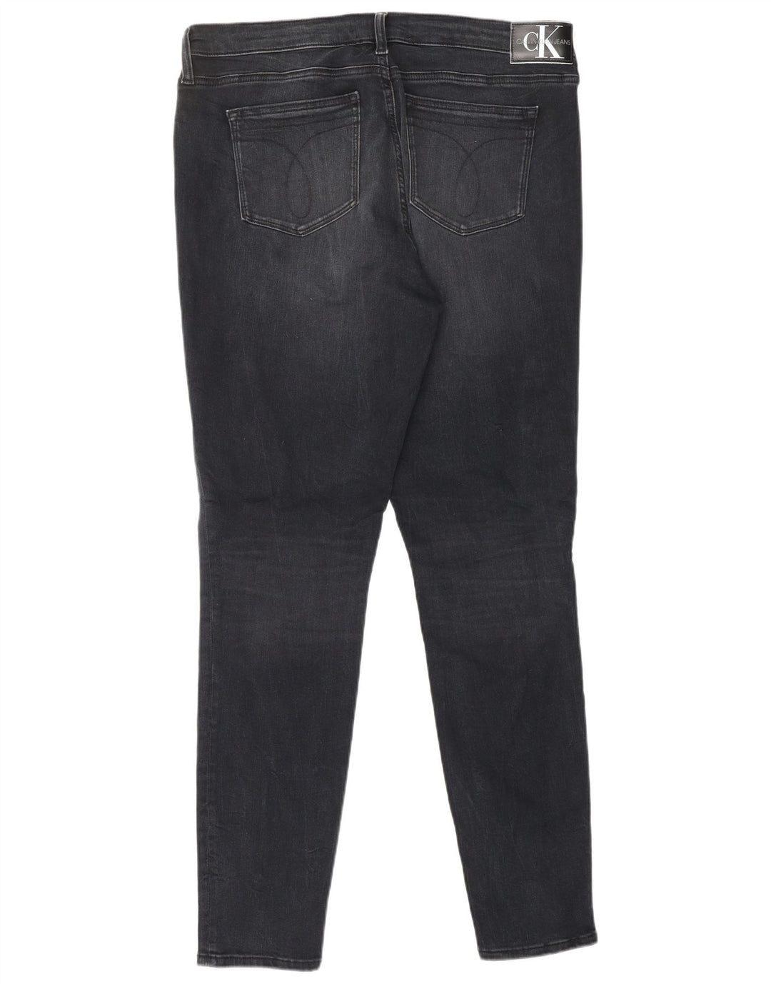 CALVIN KLEIN Jeans skinny da donna W33 L32 cotone nero