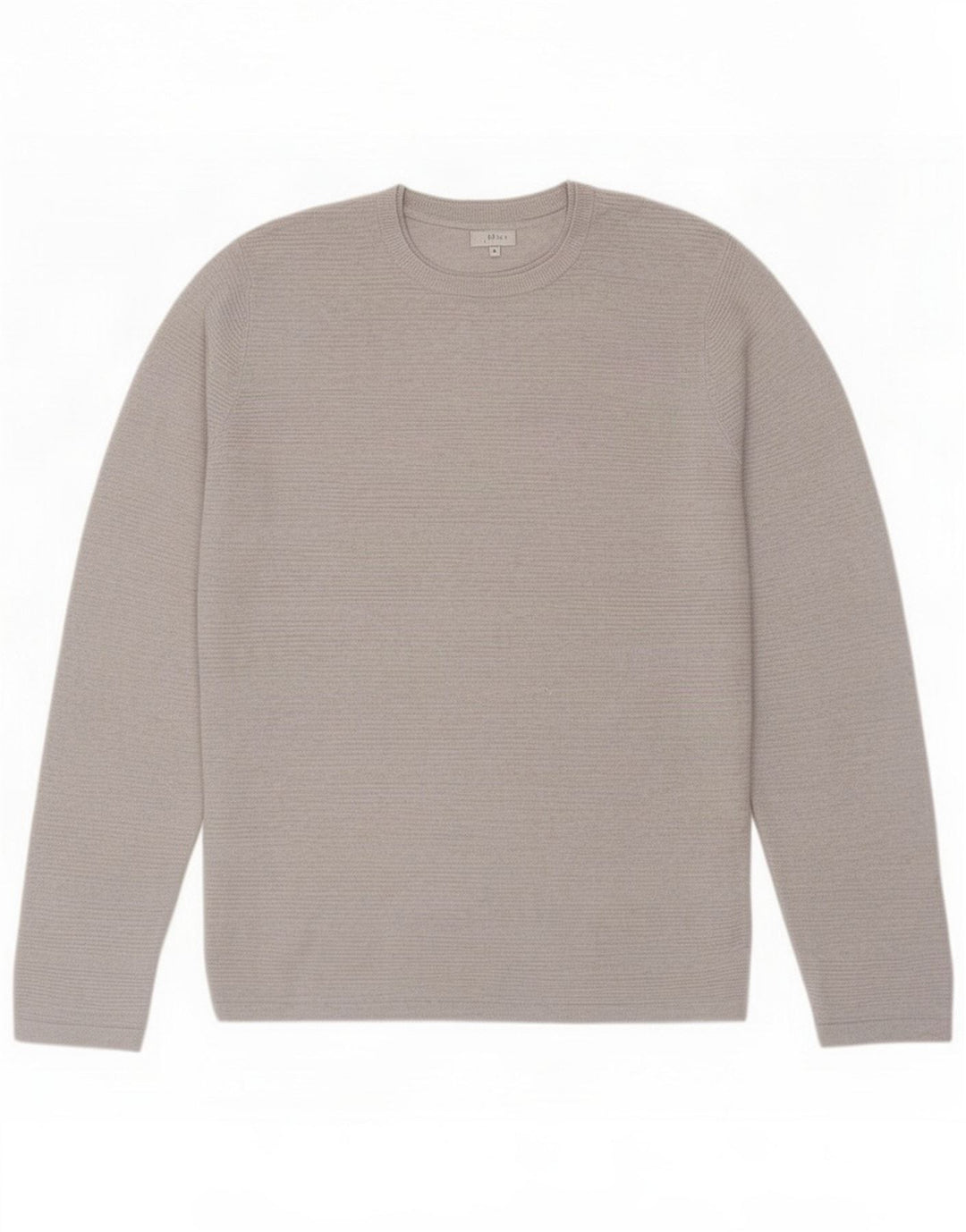 Maglione maglione girocollo da uomo Reiss in viscosa screziata grigio medio