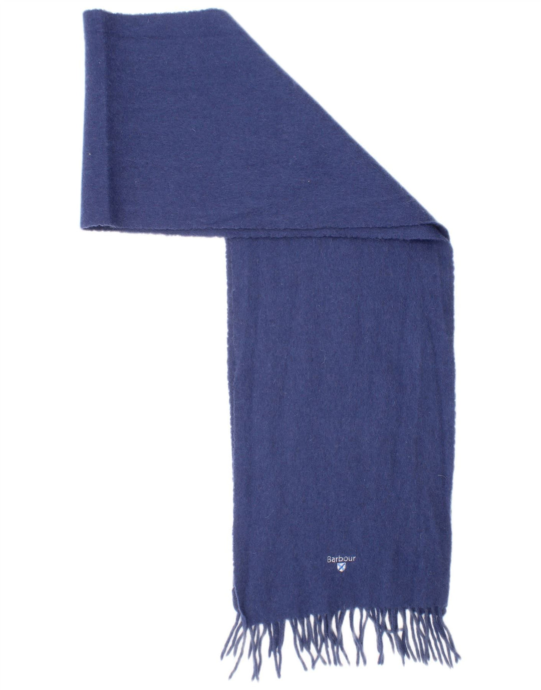 Sciarpa rettangolare da uomo Barbour, taglia unica, in lana blu