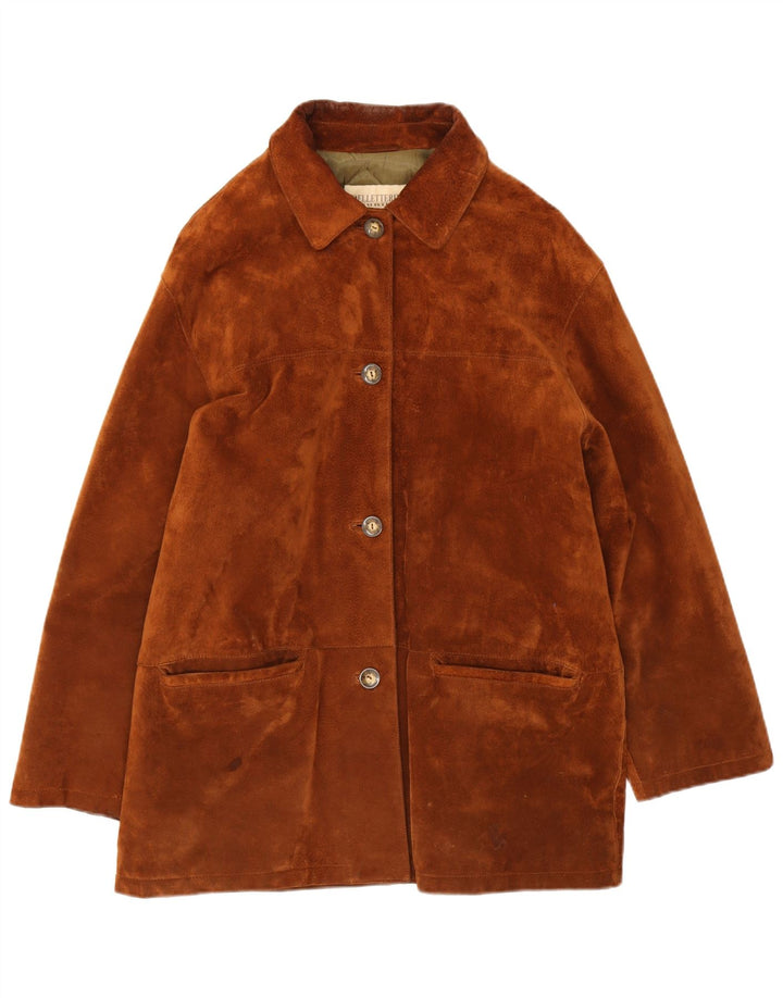 Giacca Pelletteria Donna Scamosciata IT 48 XL Pelle Marrone