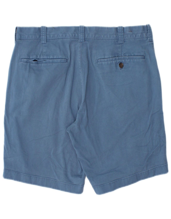 J. CREW Mens Chino Shorts W31 Medium Blue Cotton