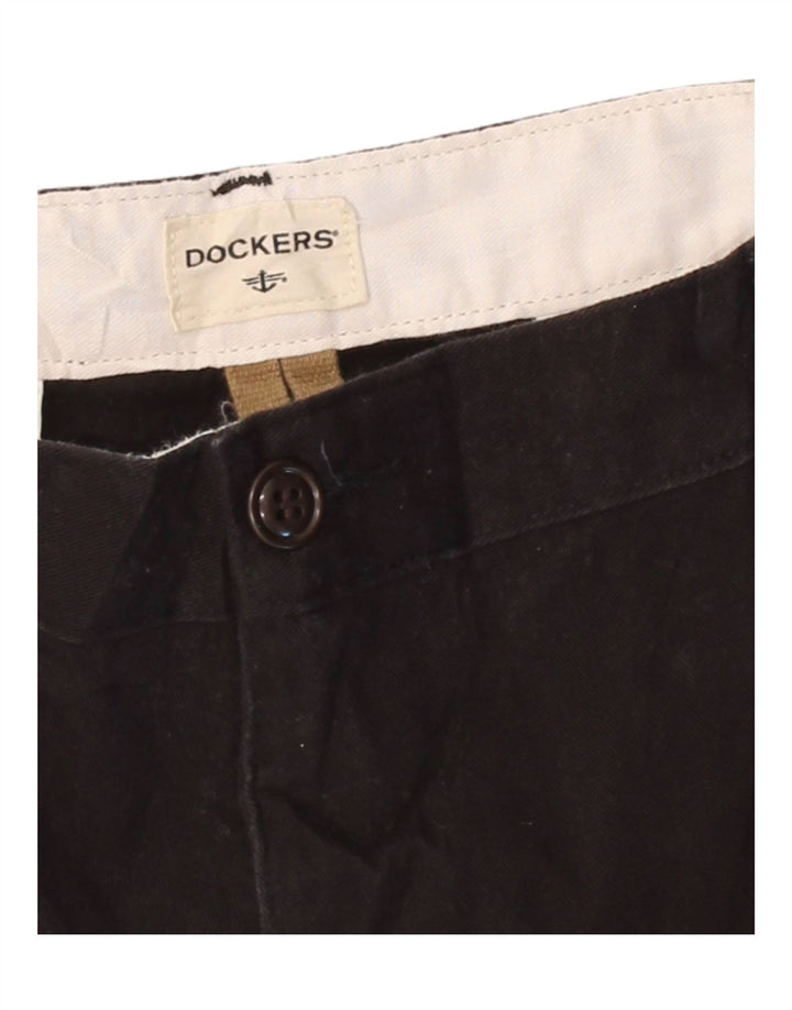 DOCKERS Mens Chino Shorts W38 XL Black Cotton Vintage Dockers and Second-Hand Dockers from Messina Hembry 