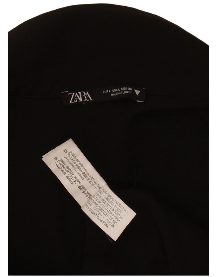 Body Zara da donna con collo alto UK 14 grande poliestere nero
