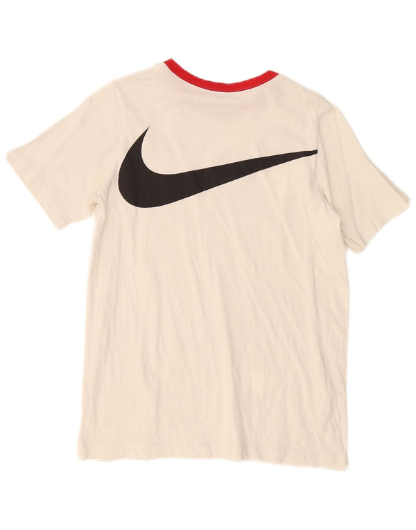 T-shirt grafica da ragazzo Nike Top 13-14 anni XL bianca
