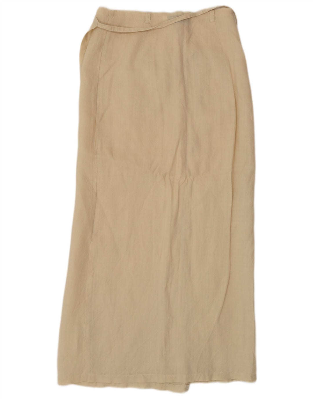 Gonna maxi avvolgente da donna Chicca Testi piccola W26 lino beige