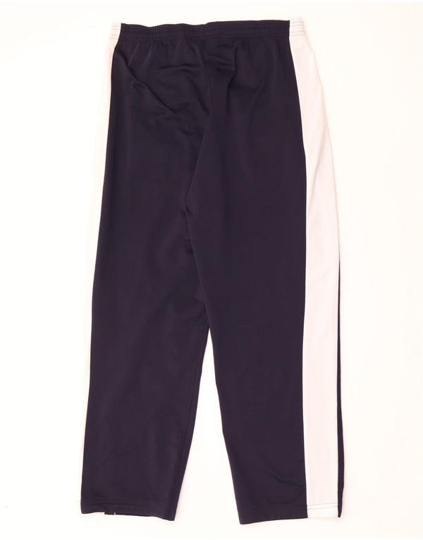 Pantaloni da tuta da uomo Puma Large in poliestere color block blu navy