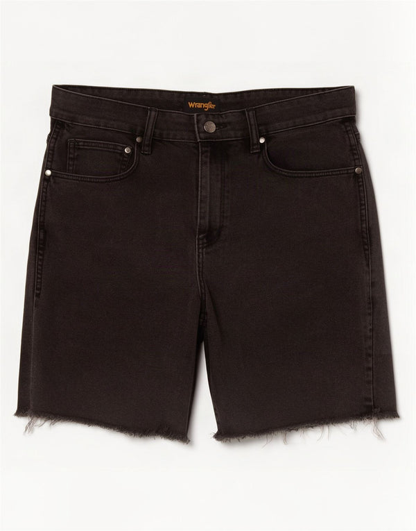 Pantaloncini di jeans da uomo Wrangler W34 grandi neri