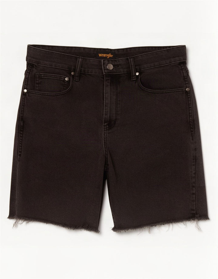 Pantaloncini di jeans da uomo Wrangler W34 grandi neri