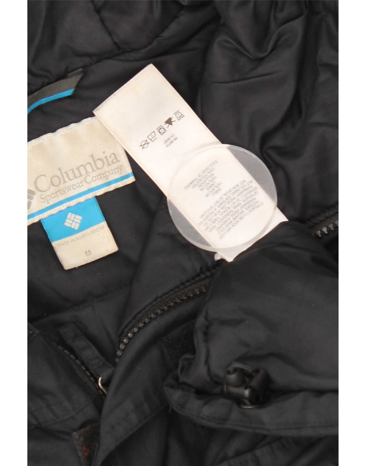 Giacca anorak con cappuccio grafico da uomo Columbia UK 38 nylon nero medio