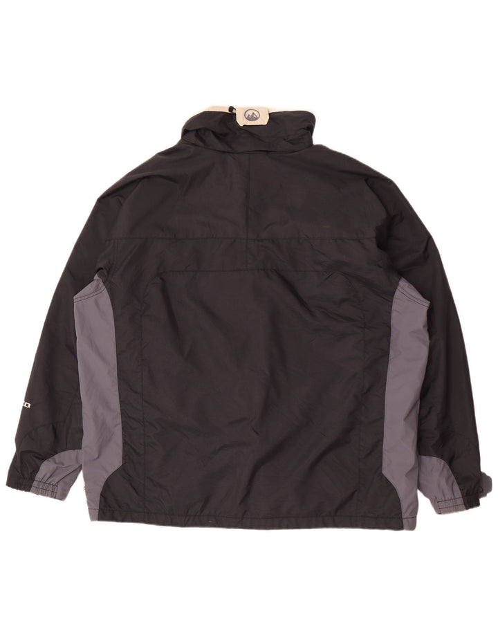 Giacca a vento con cappuccio Columbia Interchange da uomo UK 40 grande nera