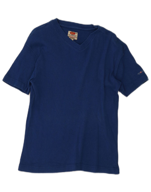 T-shirt da donna Energie Top grande in cotone blu