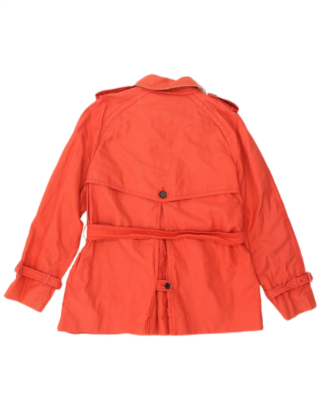 Trench corto da donna Coach UK 18 XL rosso cotone