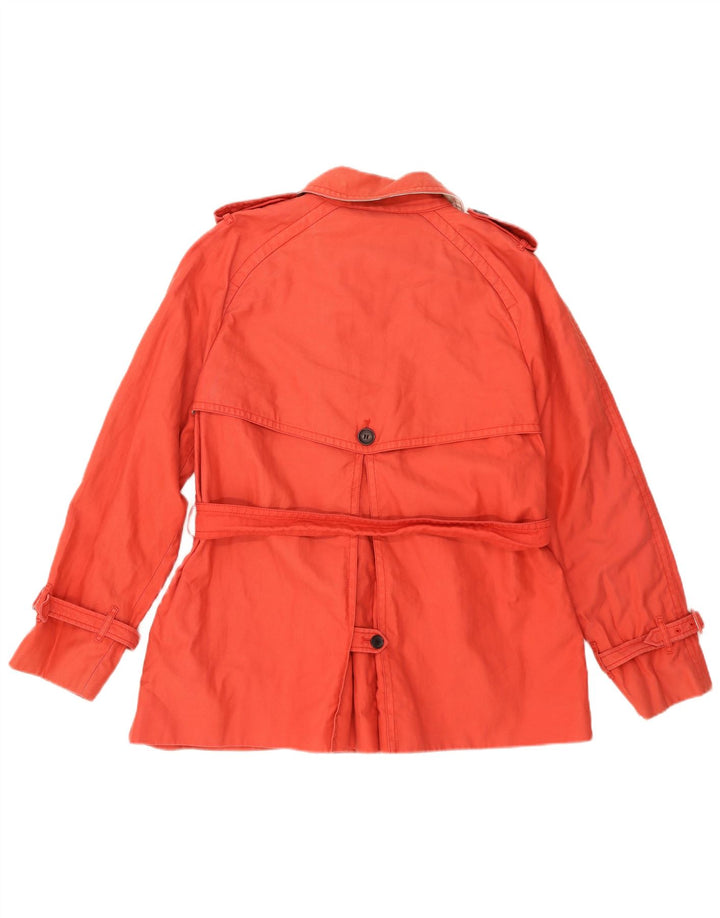 Trench corto da donna Coach UK 18 XL rosso cotone