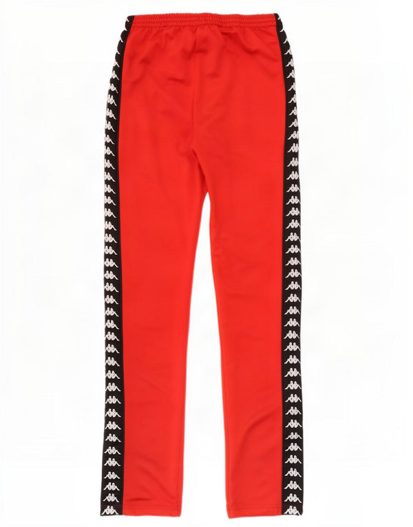 Pantaloni da tuta Kappa da donna con grafica svasata XS rosso poliestere