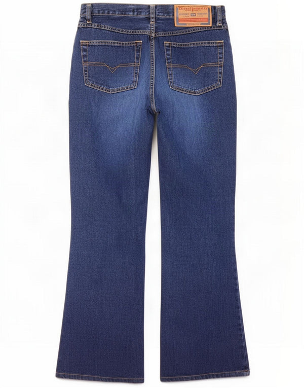 Diesel Jeans Bootcut da donna W31 L28 Blu Cotone