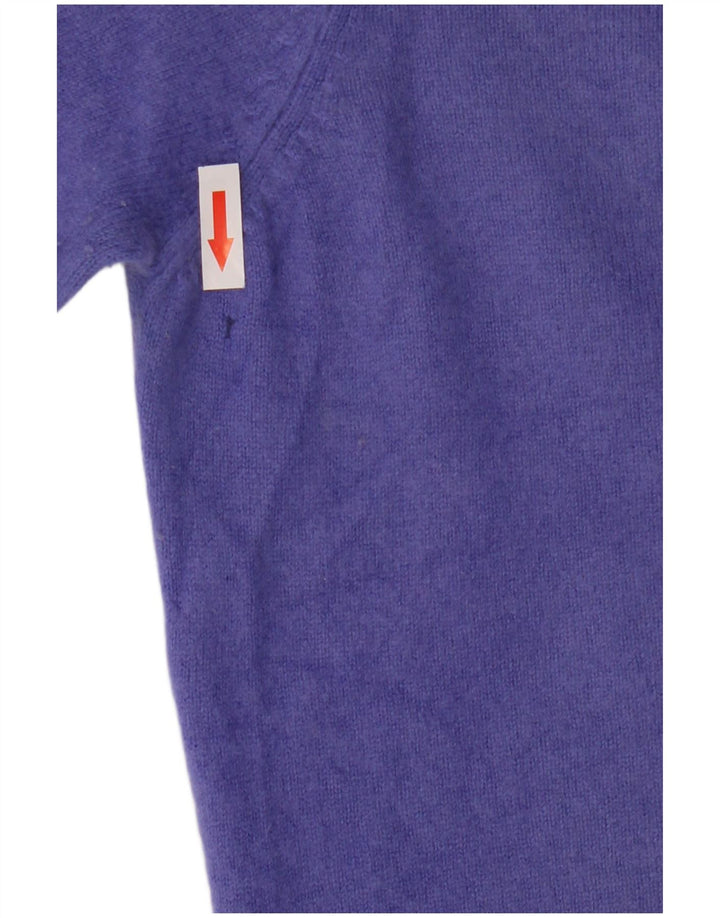 Maglione con scollo a V autografo da donna Marks & Spencer UK 12 Viola medio