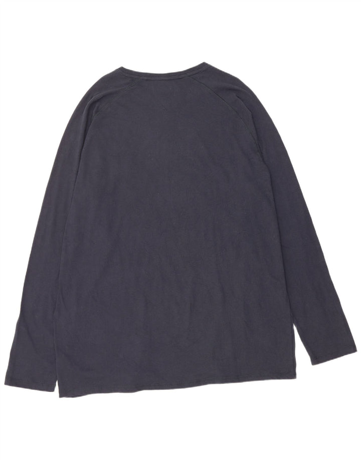 Dickies Top alto da uomo a maniche lunghe 2XL cotone blu navy