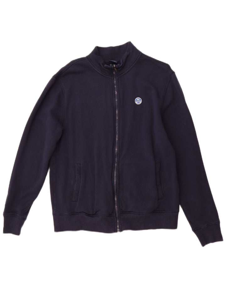 Giacca da ginnastica da uomo NORTH SAILS piccola in cotone blu navy