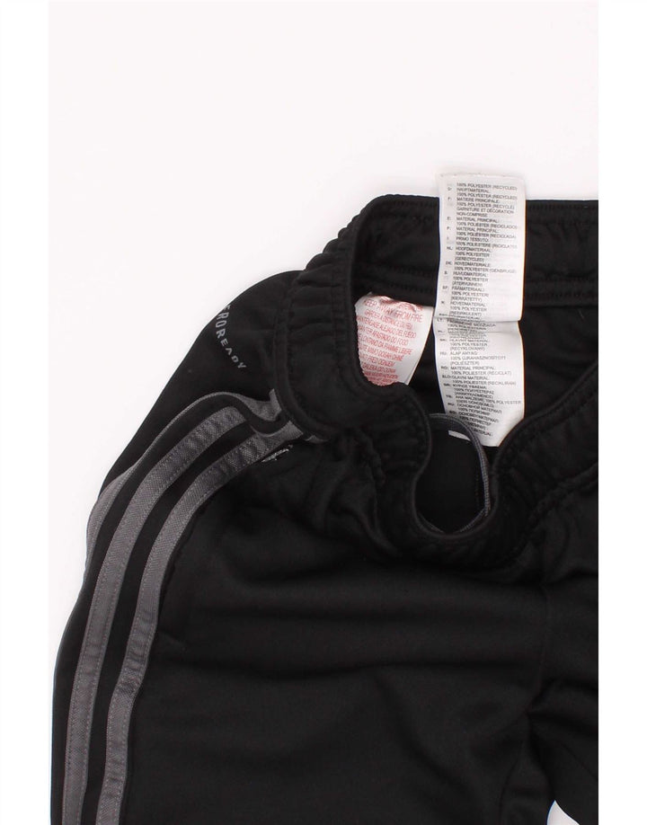 Pantaloni della tuta Adidas Aeroready da ragazzo 9-10 anni in poliestere nero