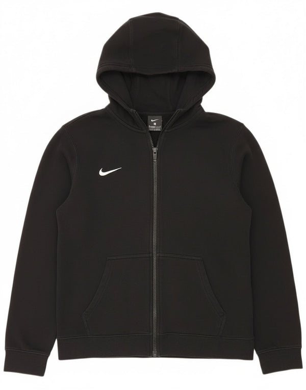 Felpa con cappuccio e zip Nike da ragazzo 13-14 anni XL in cotone nero