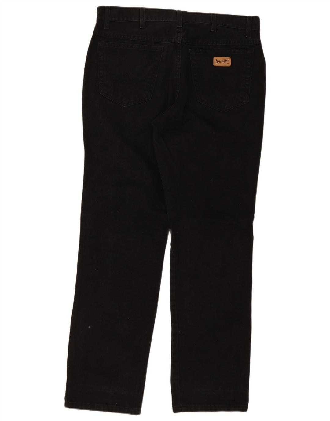 Jeans dritti da uomo Wrangler Texas W36 L32 cotone nero