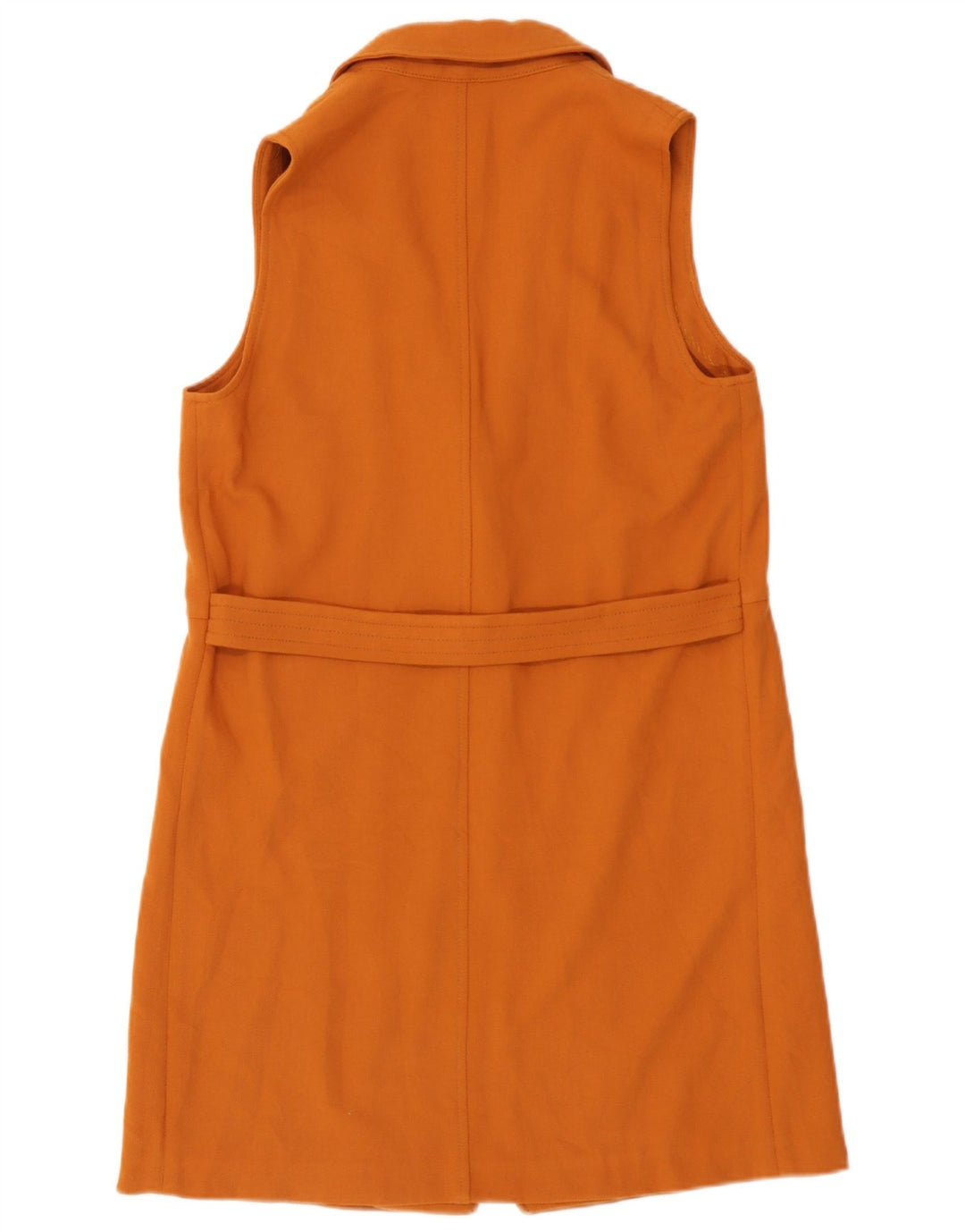 Gilet lungo Trafaluc da donna Zara UK 12 poliestere arancione medio