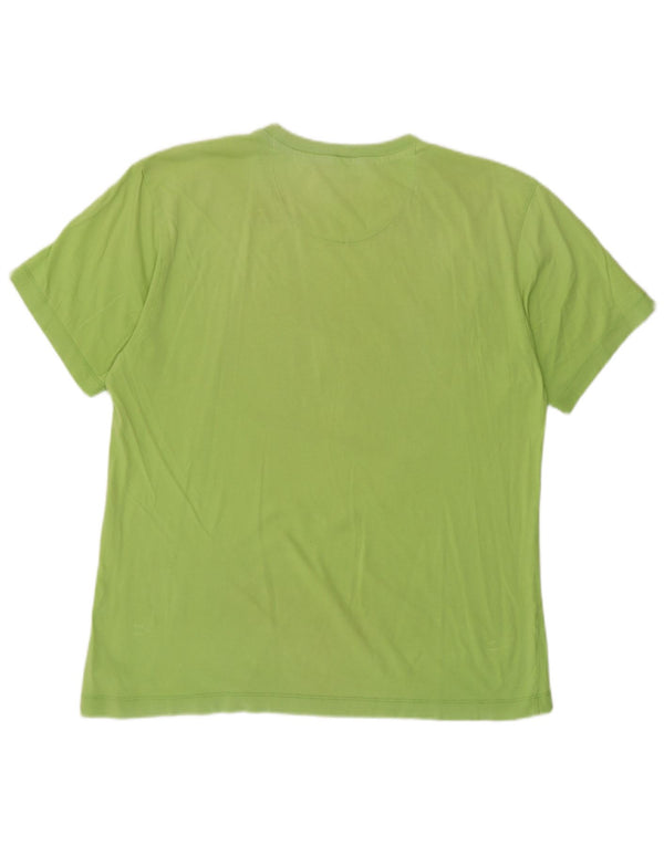 T-shirt grafica da uomo Champion Top verde medio