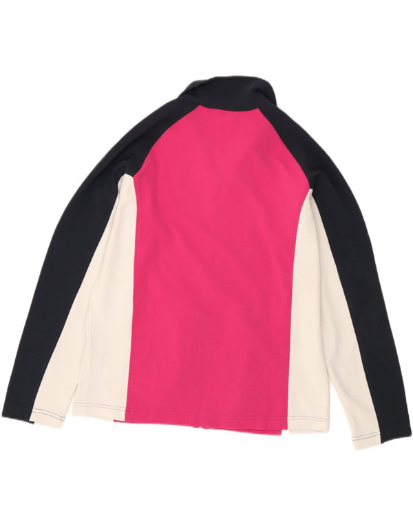 Giacca da tuta da donna Kappa UK 16 Large Rosa Poliestere color block