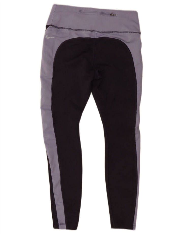 Leggings Nike Dri Fit da donna UK 14 color block viola medio