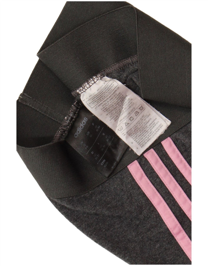 Leggings ADIDAS da donna UK 4/6 XS cotone grigio