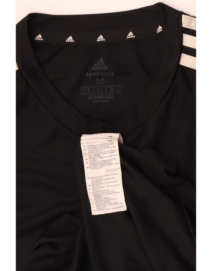 T-shirt Adidas Aeroready da uomo, media, in poliestere nero