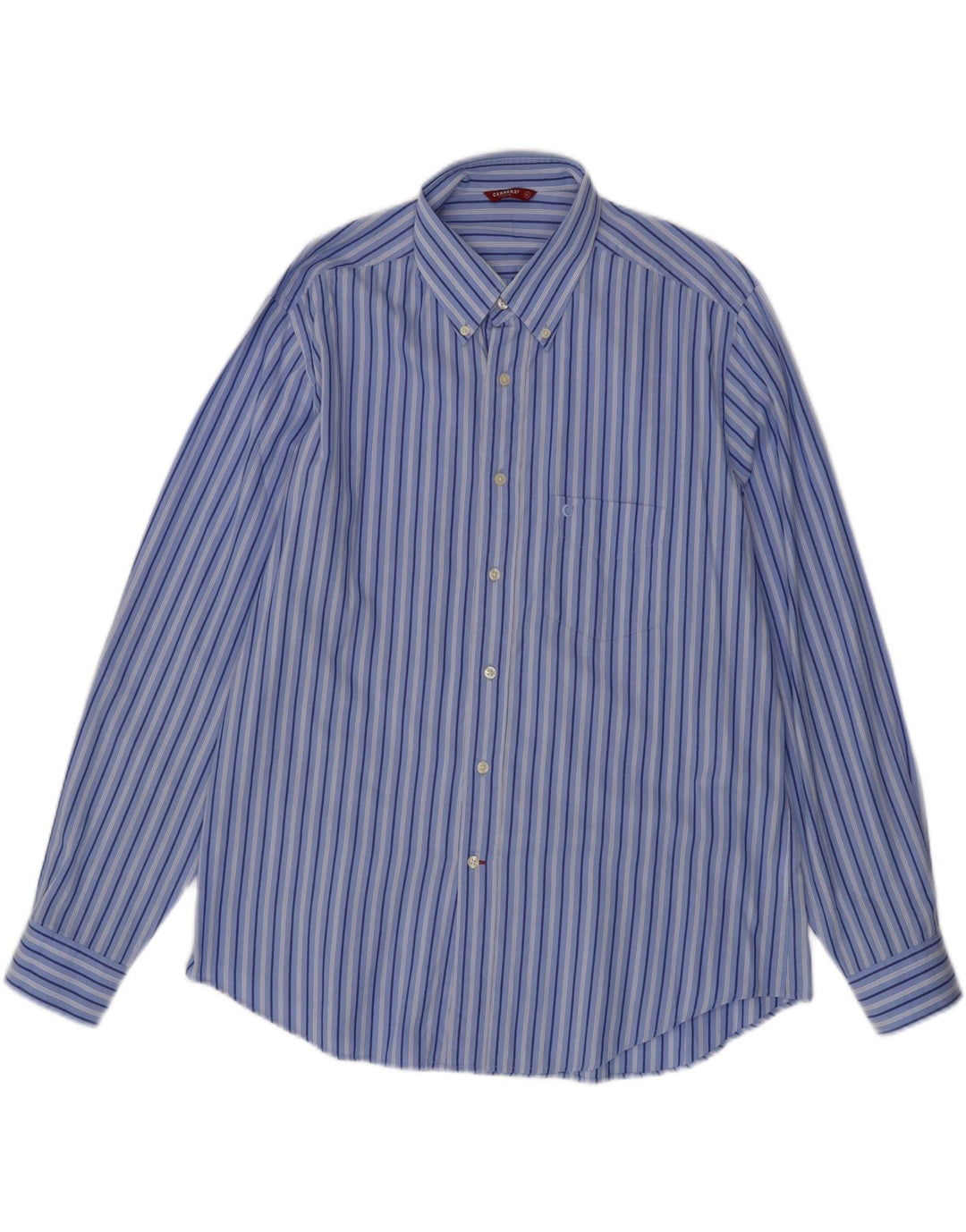 Camicia Uomo CARRERA XL Cotone Gessato Blu