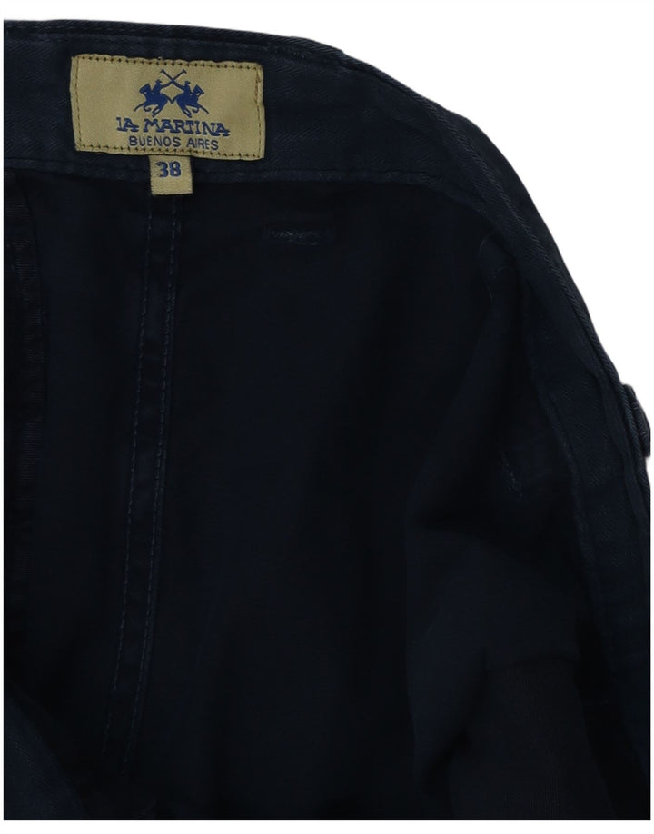 Pantaloncini chino da uomo LA MARTINA W38 XL blu navy